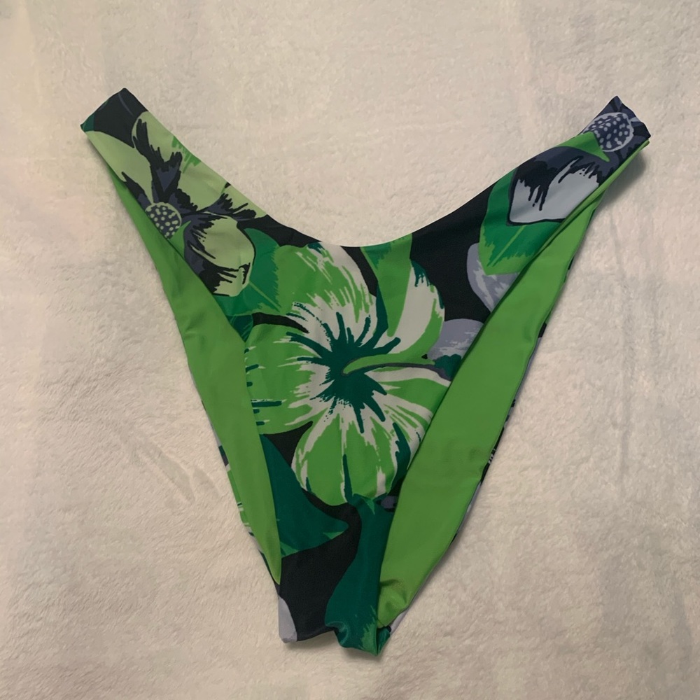 Aerie Super High Waisted Cheeky Bikini Bottom